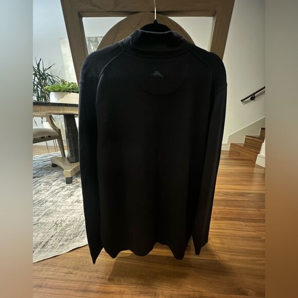 Tommy Bahama Coolmax Navy Blue Zip Up Sweater size XXLTG - Picture 7 of 7